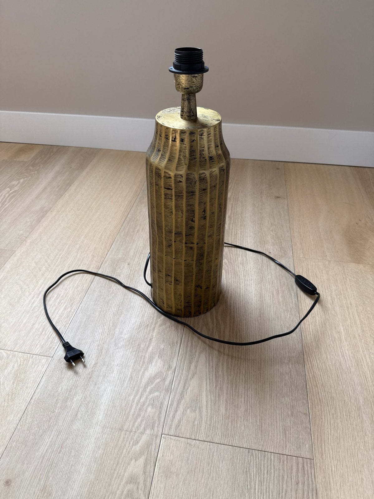 Light & Living Lampvoet Goudkleurig, Ophalen, Met schakelaar, Goud, 45 cm