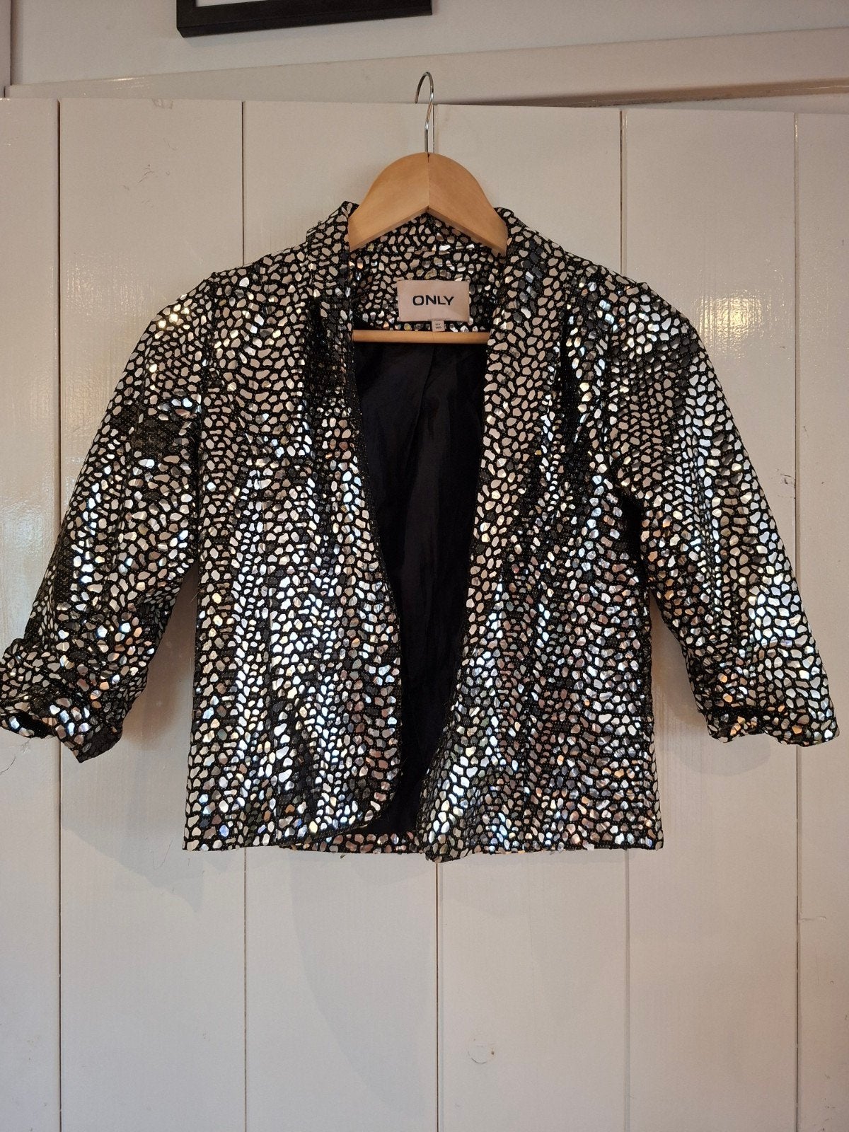 Only glitter jasje maat 140 in nieuwstaat!, Ophalen of Verzenden, Nieuw, Only, Meisje