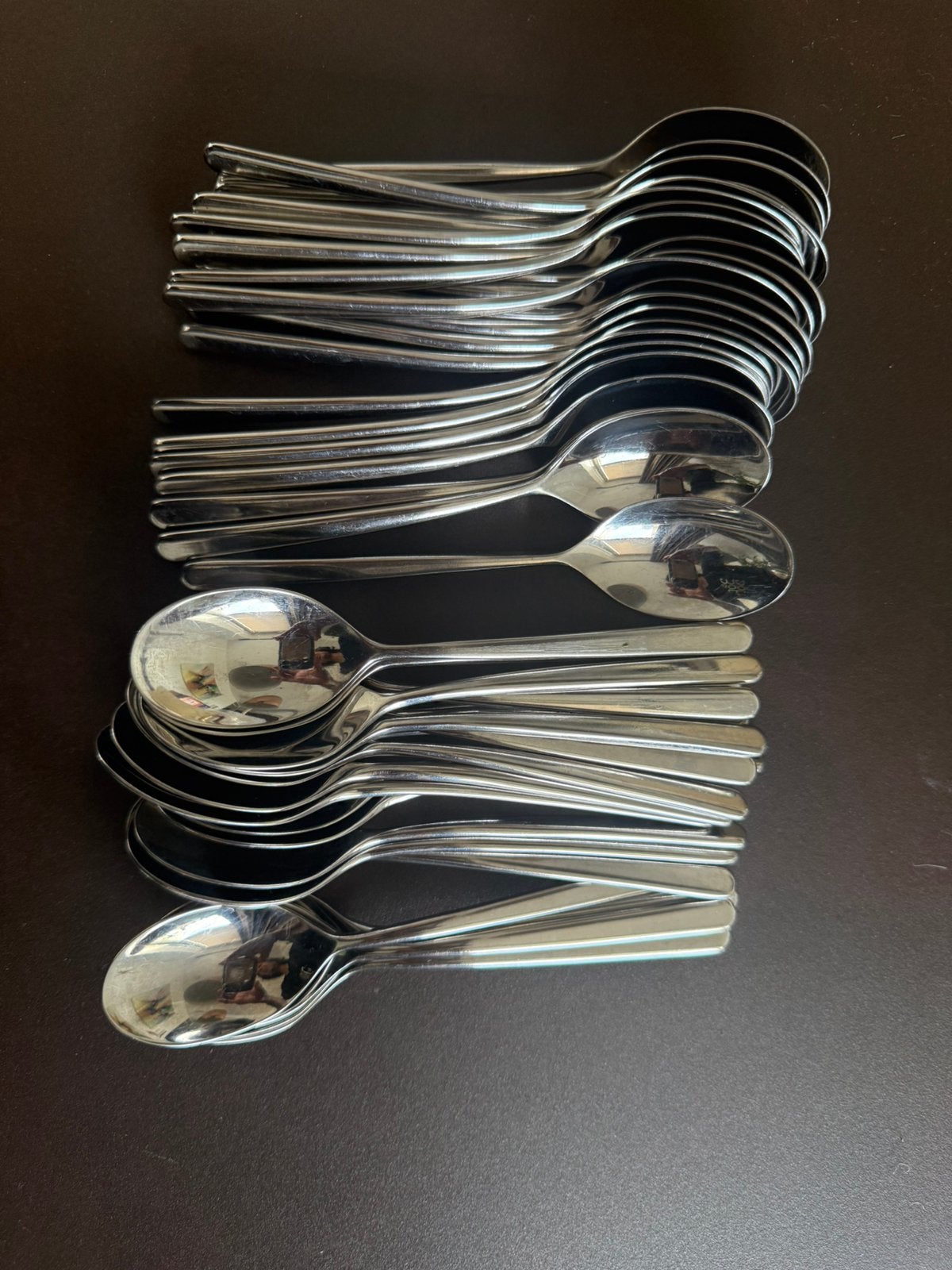 75 x RVS theelepels 13 cm – horeca/hotel, Huis en Inrichting, Theelepel, Los bestek, Ophalen of Verzenden, Zo goed als nieuw