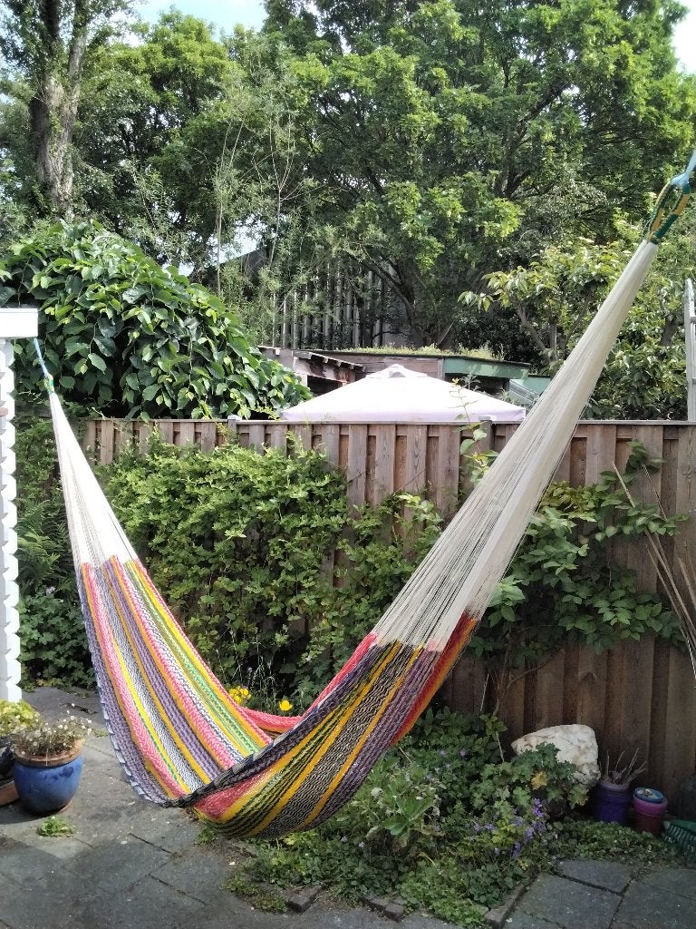 Hangmat, Tuin en Terras, Hangmatten, Opvouwbaar, Meerpersoons, Nieuw, Ophalen of Verzenden