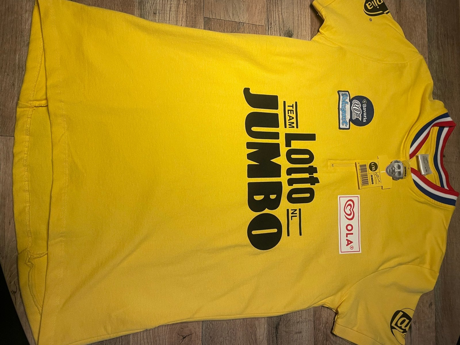 Team Jumbo-Visma Wielershirt Geel Maat L/XL, Kleding | Heren, Ophalen of Verzenden, Nieuw, Maat 52/54 (L), Geel