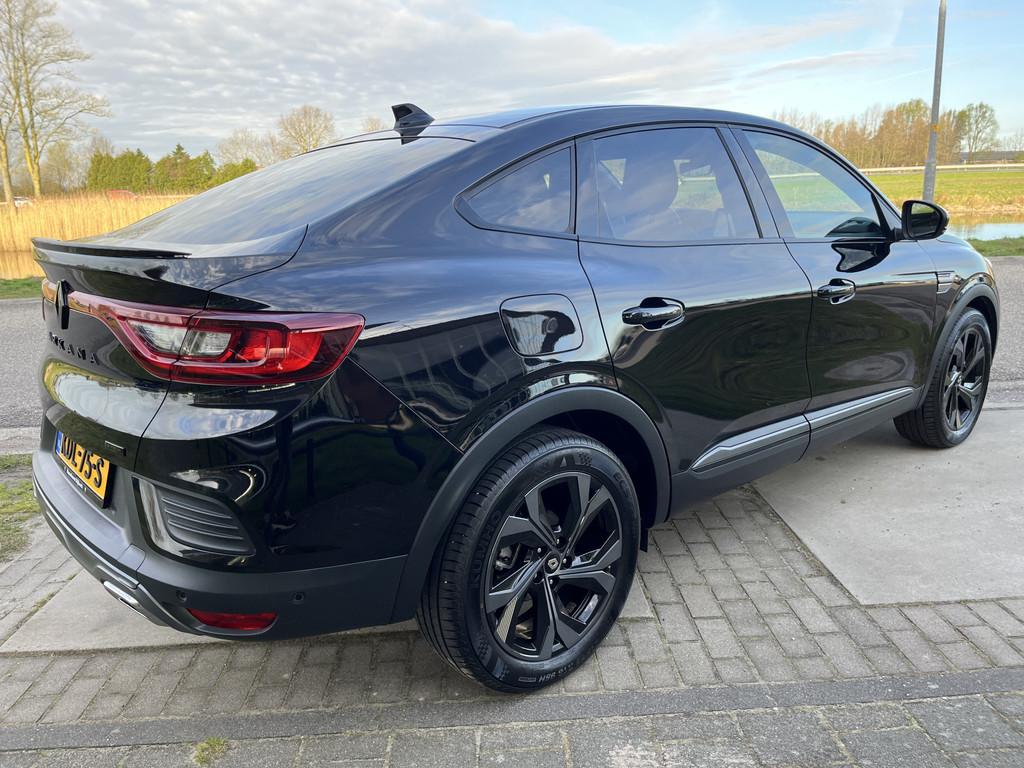 Renault Arkana 1.6 E-Tech hybrid 145PK R.S Line / E-Tech eng, Gebruikt, Overige brandstoffen, Zwart, Leder