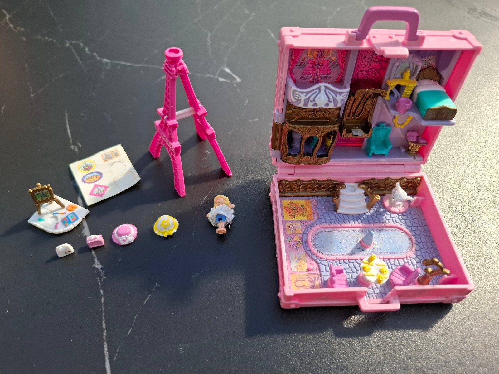 Polly Pocket Polly in Paris Bluebird 1996, Ophalen of Verzenden
