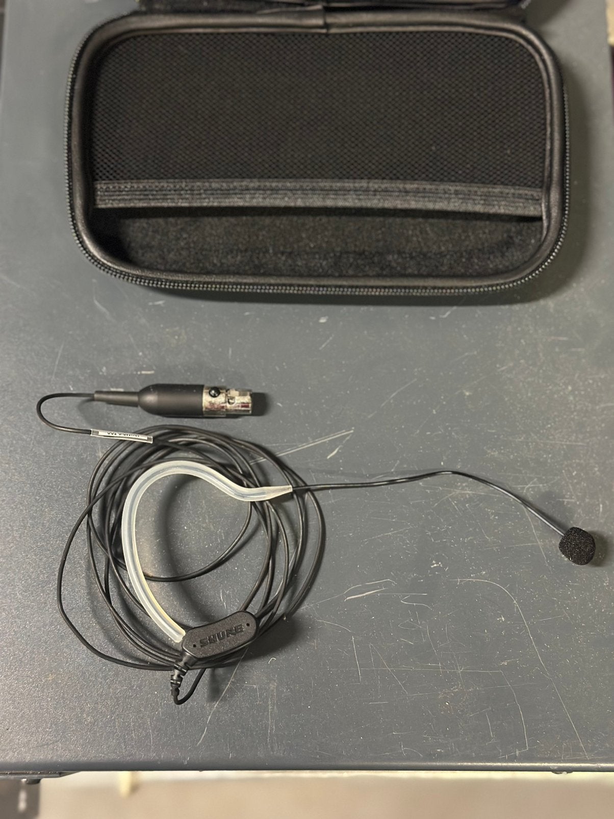 Shure MX153 B/O TQG  headset microfoon, Gebruikt, Ophalen of Verzenden, Studiomicrofoon, Shure