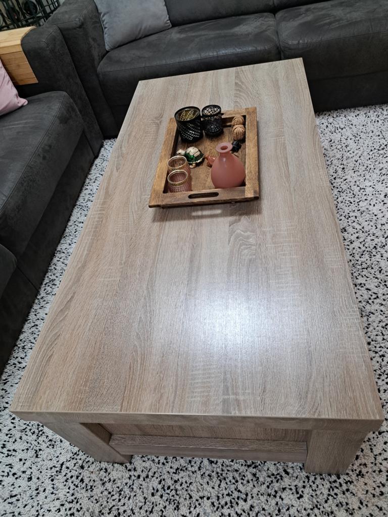 Koffie tafel te koop €160, Overige materialen, Zo goed als nieuw, Minder dan 50 cm, Rechthoekig