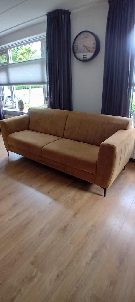 3 zits bank, kleur oker, Ophalen of Verzenden