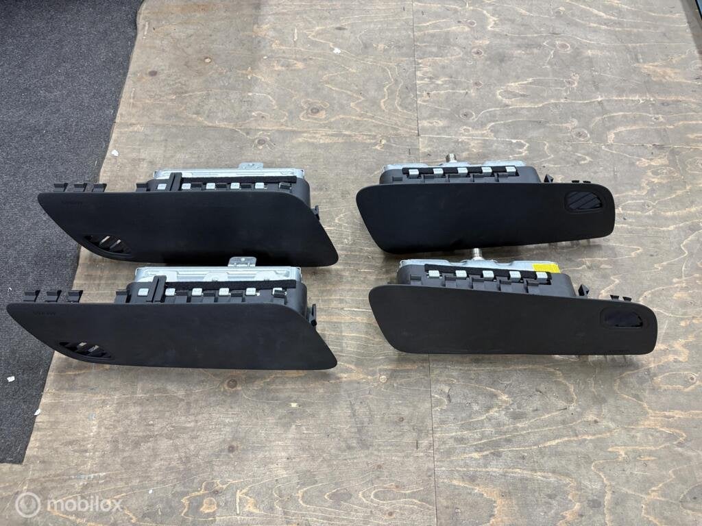 4x Airbag origineel Volkswagen Polo 6R ('09-'14), Auto-onderdelen, Gebruikt, Volkswagen, Ophalen of Verzenden, Volkswagen