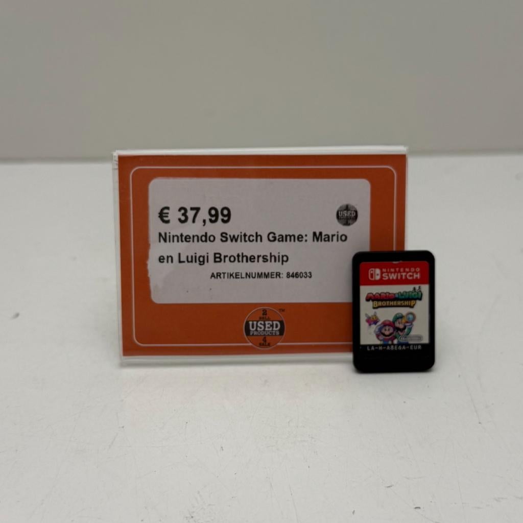 Nintendo Switch Game: Mario en Luigi Brothership, Spelcomputers en Games, Spelcomputers | Nintendo Switch, Zo goed als nieuw