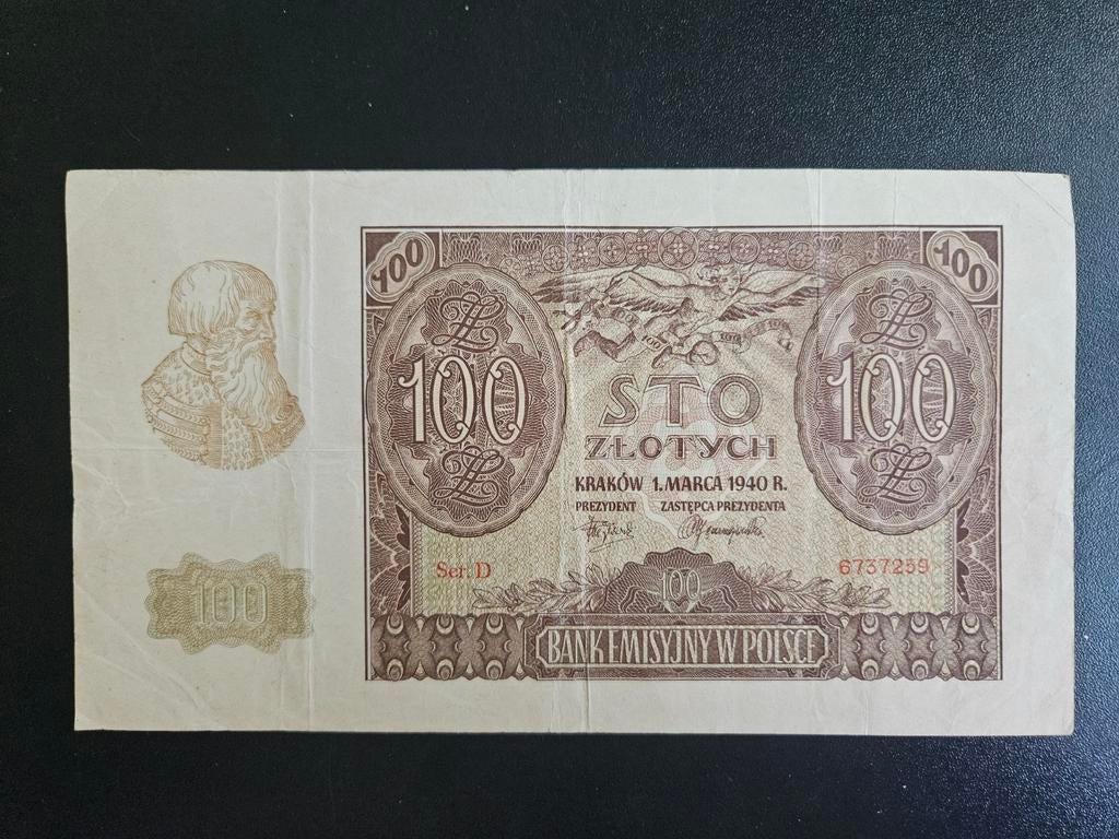 Polen pick 97 1940, Ophalen of Verzenden, Polen, Los biljet