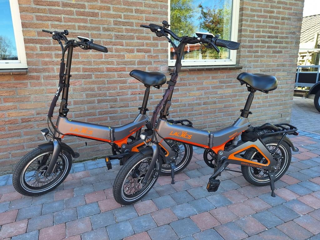 Lacros electrische vouwfietsen,  2 stuks., Fietsen en Brommers, Fietsen | Vouwfietsen, Overige merken, 20 inch of meer, Ophalen of Verzenden