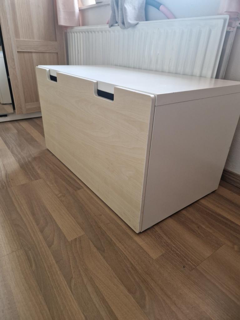 IKEA Trofast opbergkast met lade, wit/licht hout, Huis en Inrichting, Kasten | Overige, Ophalen, Gebruikt