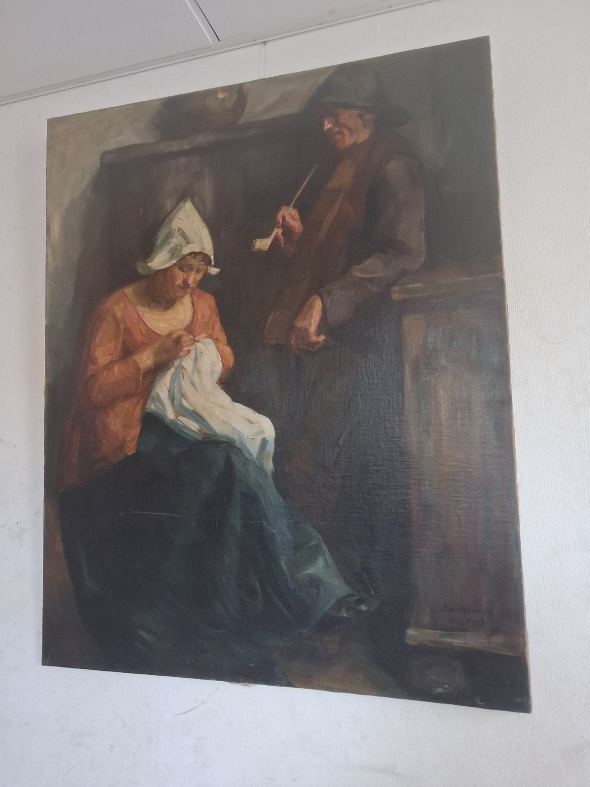 Schilderij, Ophalen