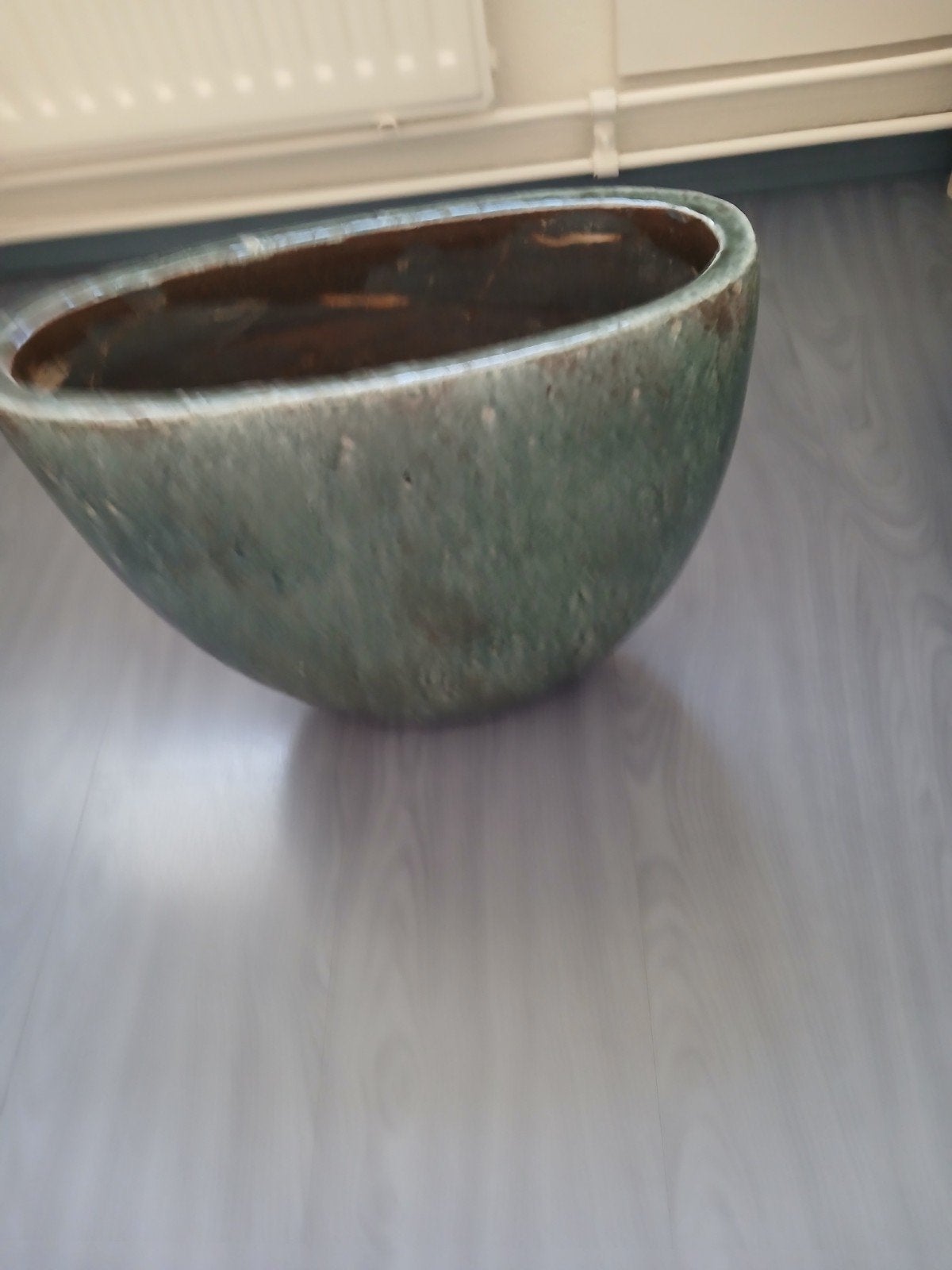 Planten pot, plantenpot voor binnen. ophalen, Ophalen, Nieuw, Groen, Modern