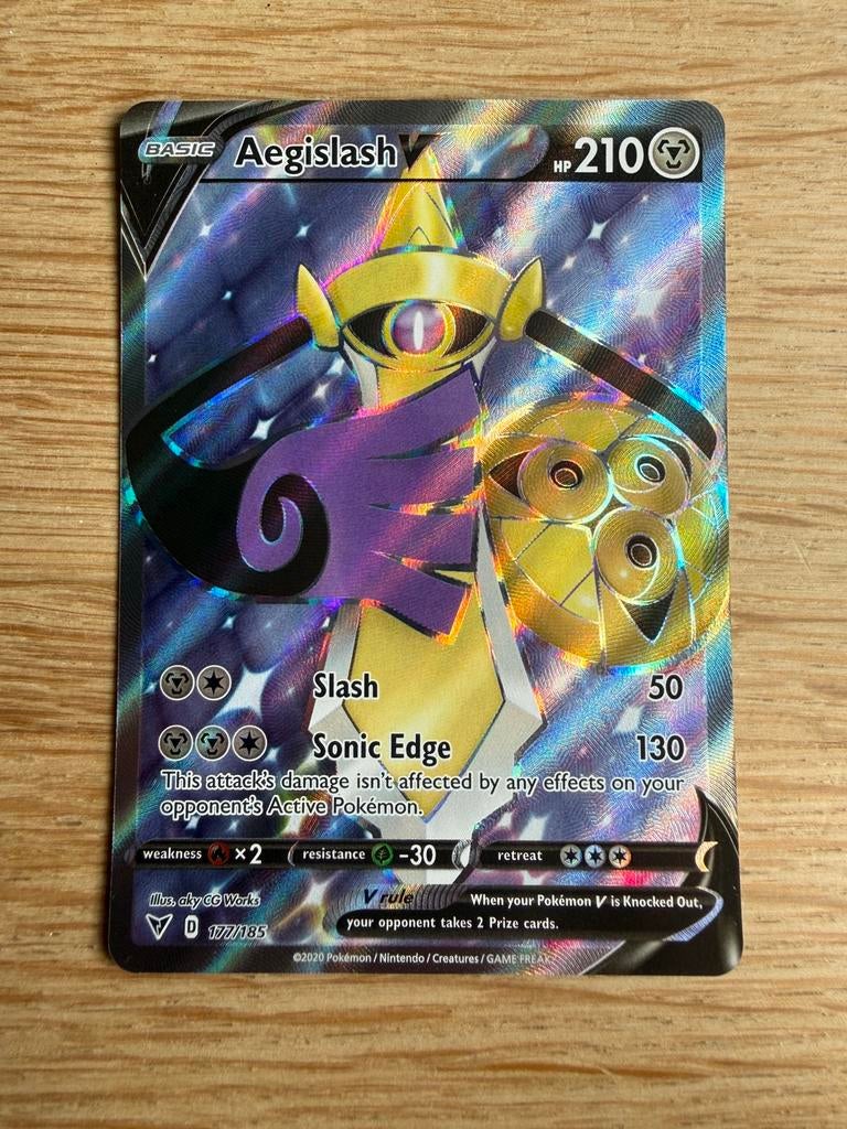 Aegislash (Mint) Pokemon kaart, Ophalen of Verzenden, Nieuw, Losse kaart, Foil