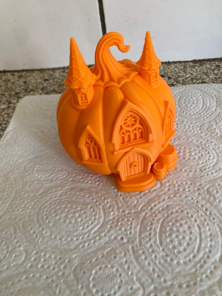 3d print pompoen kasteel, Ophalen of Verzenden, Zo goed als nieuw