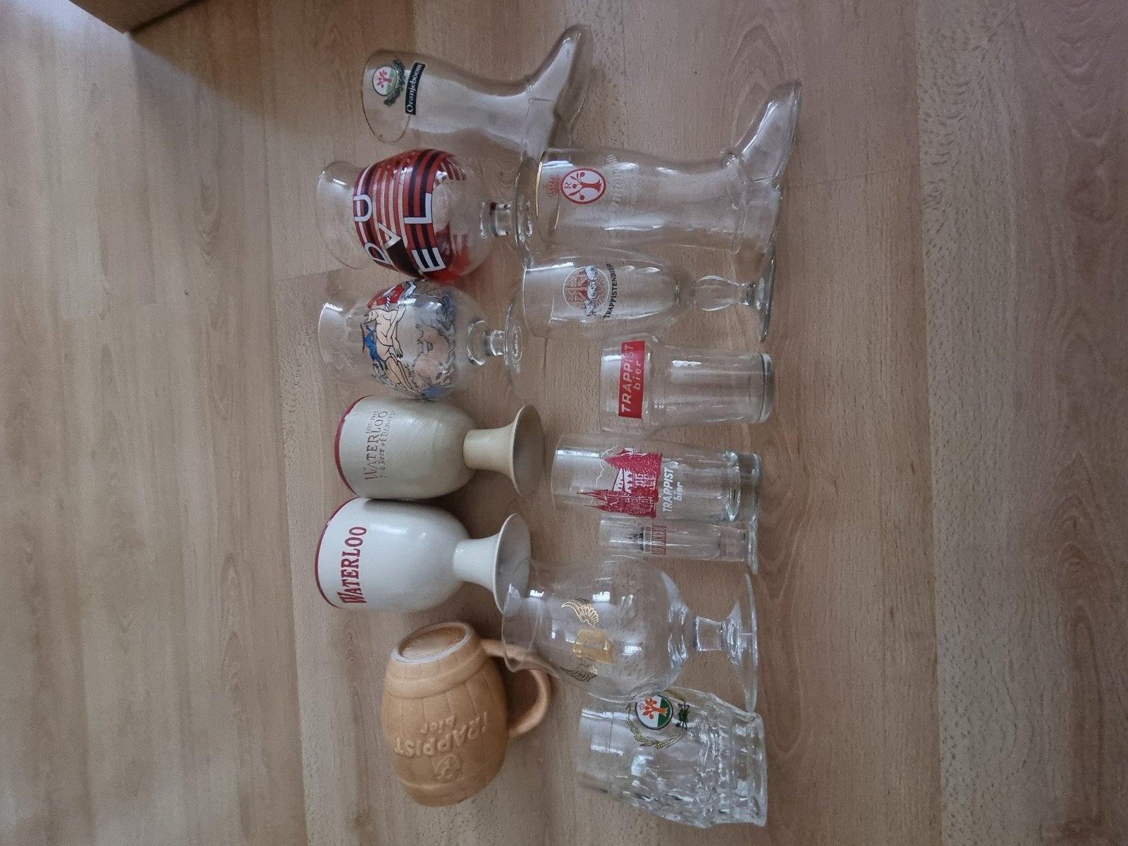 bierglazen, Ophalen of Verzenden, Zo goed als nieuw, Glas of Glazen, Duvel