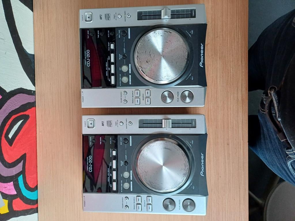 Pioneer CDJ-200 set (2 stuks), Muziek en Instrumenten, Dj-sets en Draaitafels, Ophalen of Verzenden, Gebruikt, Dj-set, Pioneer
