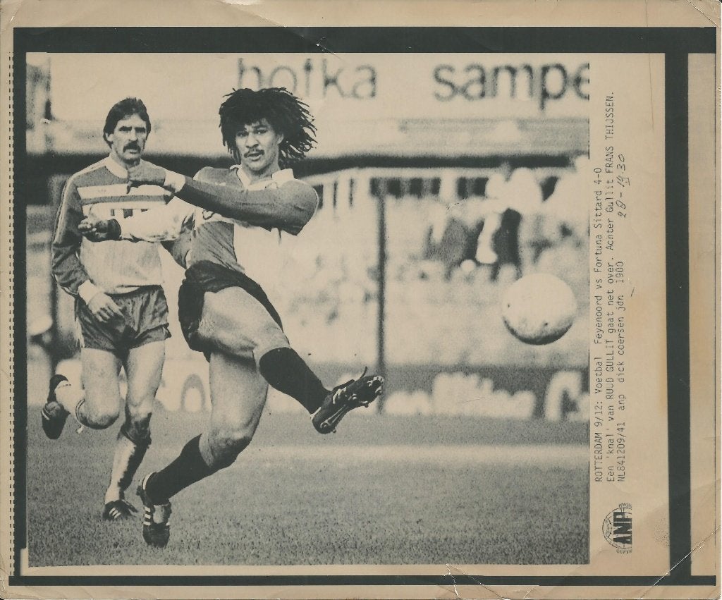 1984-1985 persfoto ANP 09-12-1984 Feyenoord - Fortuna S., Verzenden, Gebruikt, Feyenoord, Overige typen