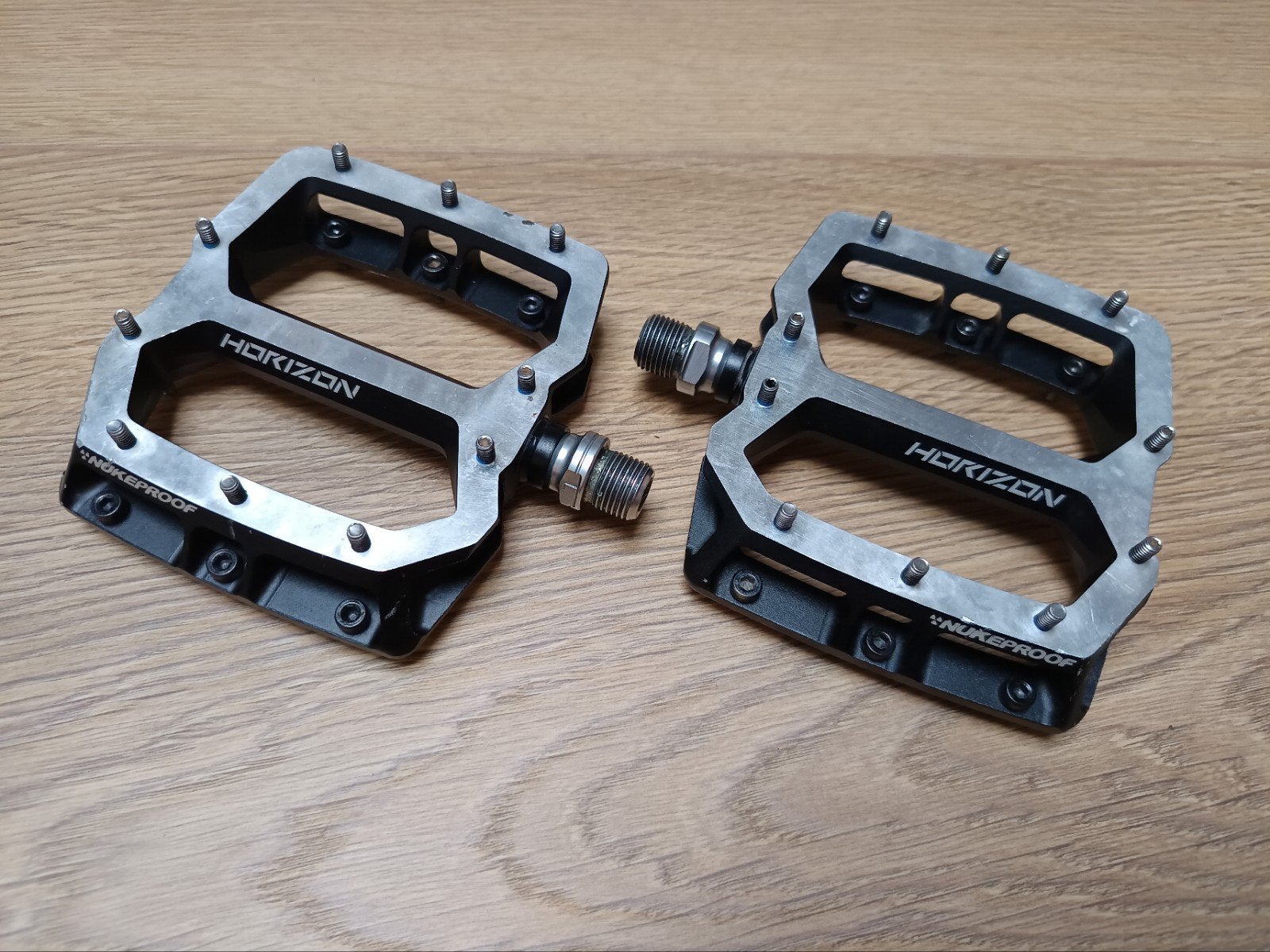 Nukeproof Horizon MTB Pedalen Flat Pedals, Fietsen en Brommers, Crankstel of Pedalen, Gebruikt, Ophalen of Verzenden, Aluminium