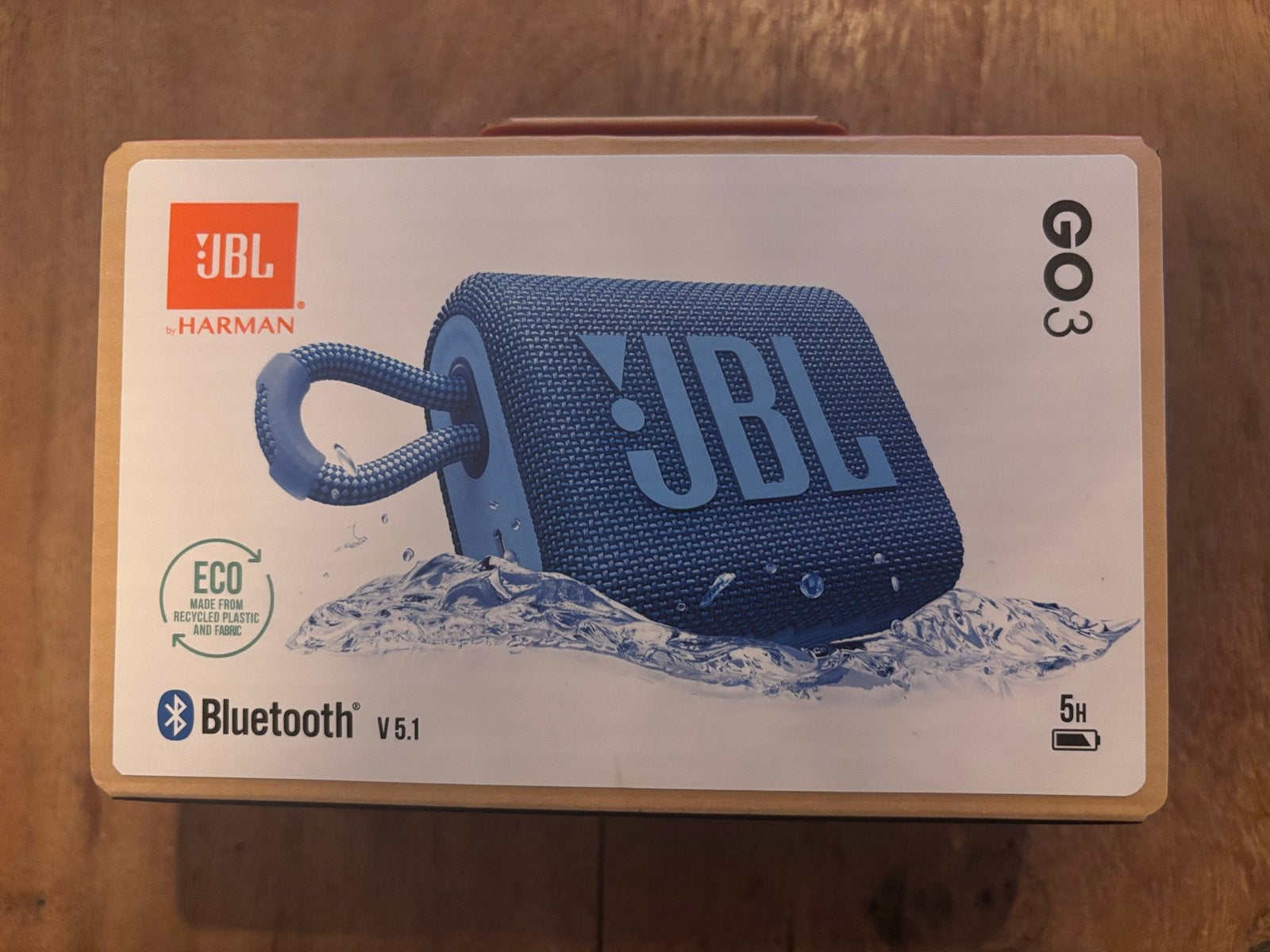 JBL GO3 Draagbare Bluetooth Speaker - Blauw, JBL, Overige typen, Nieuw, Ophalen of Verzenden