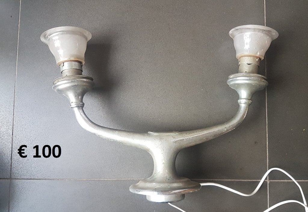 1. div oude antieke lampen kooi lamp design bajonet fitting, Ophalen of Verzenden