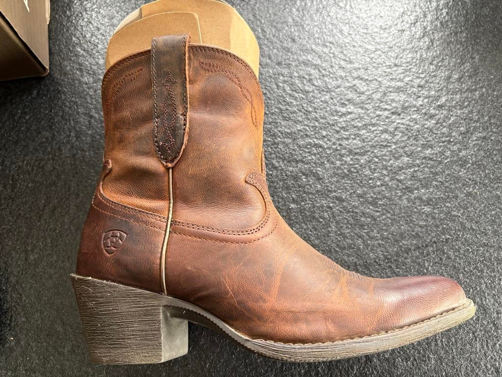 Ariat Western Laarzen Dames - Maat 37 - Bruin Leer, Ophalen of Verzenden, Zo goed als nieuw, Western, Dames