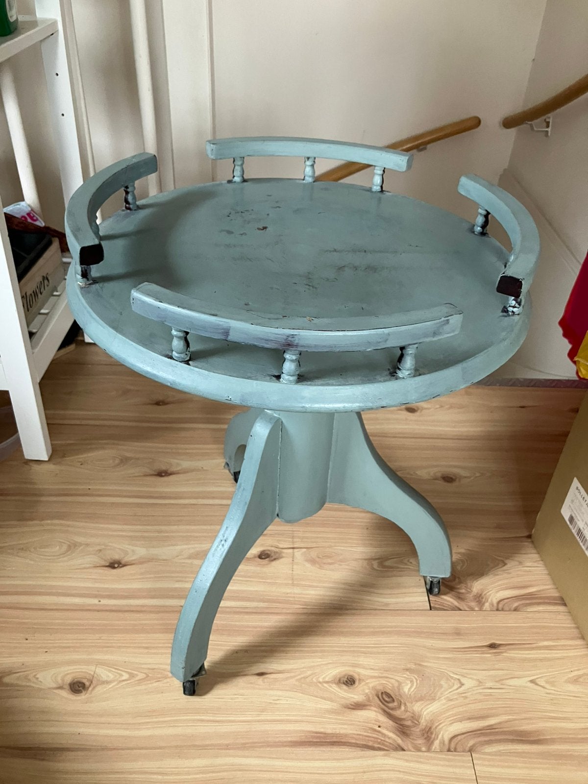 Bijzettafel  (diameter:45 cm, hoog: 54cm), Huis en Inrichting, Tafels | Bijzettafels, Minder dan 55 cm, Gebruikt, Rond, Ophalen
