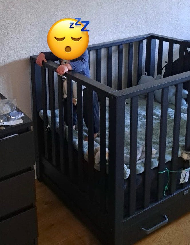 Twf box zwart ‘Laura’ met lade, Ophalen, Zo goed als nieuw, Vierkant, Lade