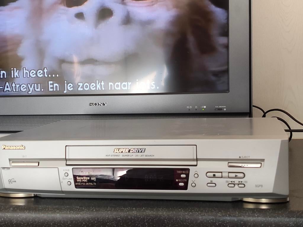 Panasonic Super Drive VHS-speler NV-FJ625, Ophalen of Verzenden, Gebruikt, VHS-speler of -recorder
