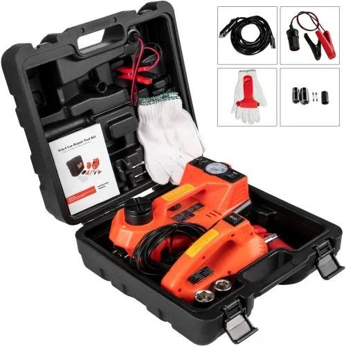4in1 Elektrische Autokrik Set – Elektrische krik & LED-lamp, Ophalen of Verzenden, Nieuw