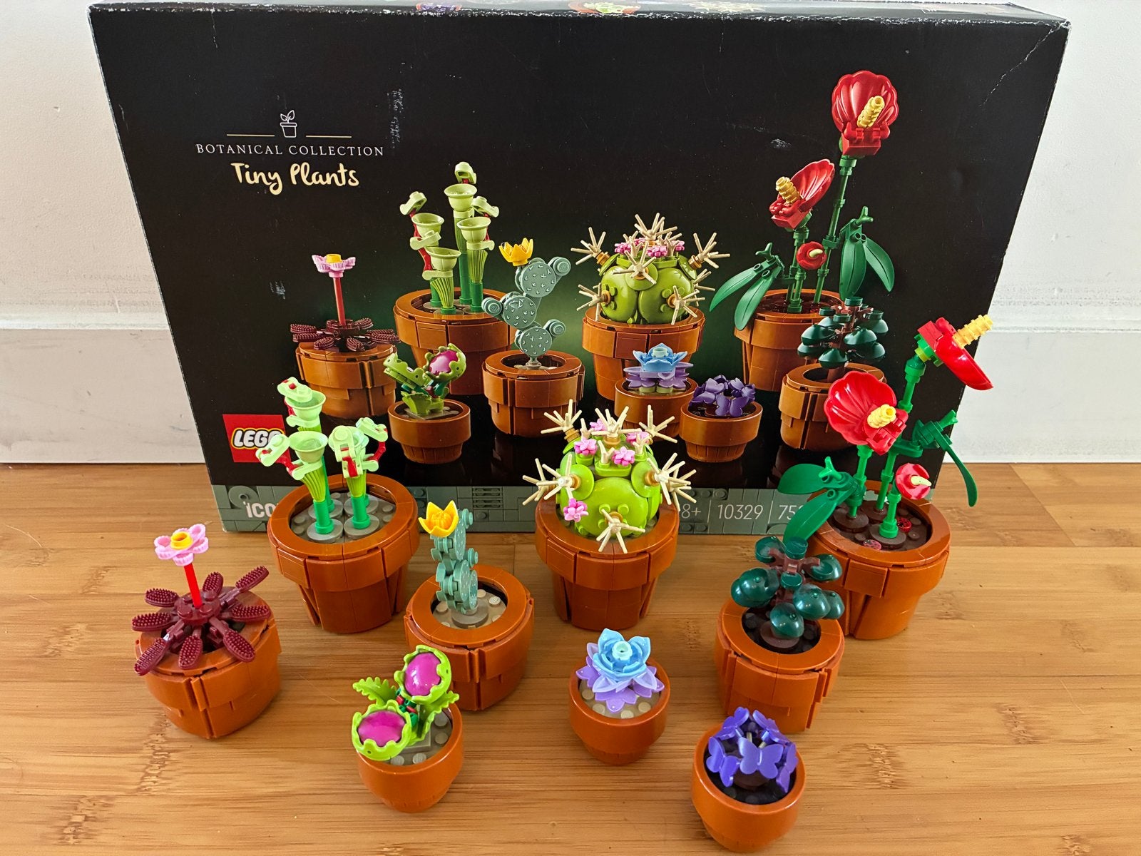 LEGO Icons Botanische Collectie 10329 Kleine Plantjes, Ophalen of Verzenden, Zo goed als nieuw, Overige merken