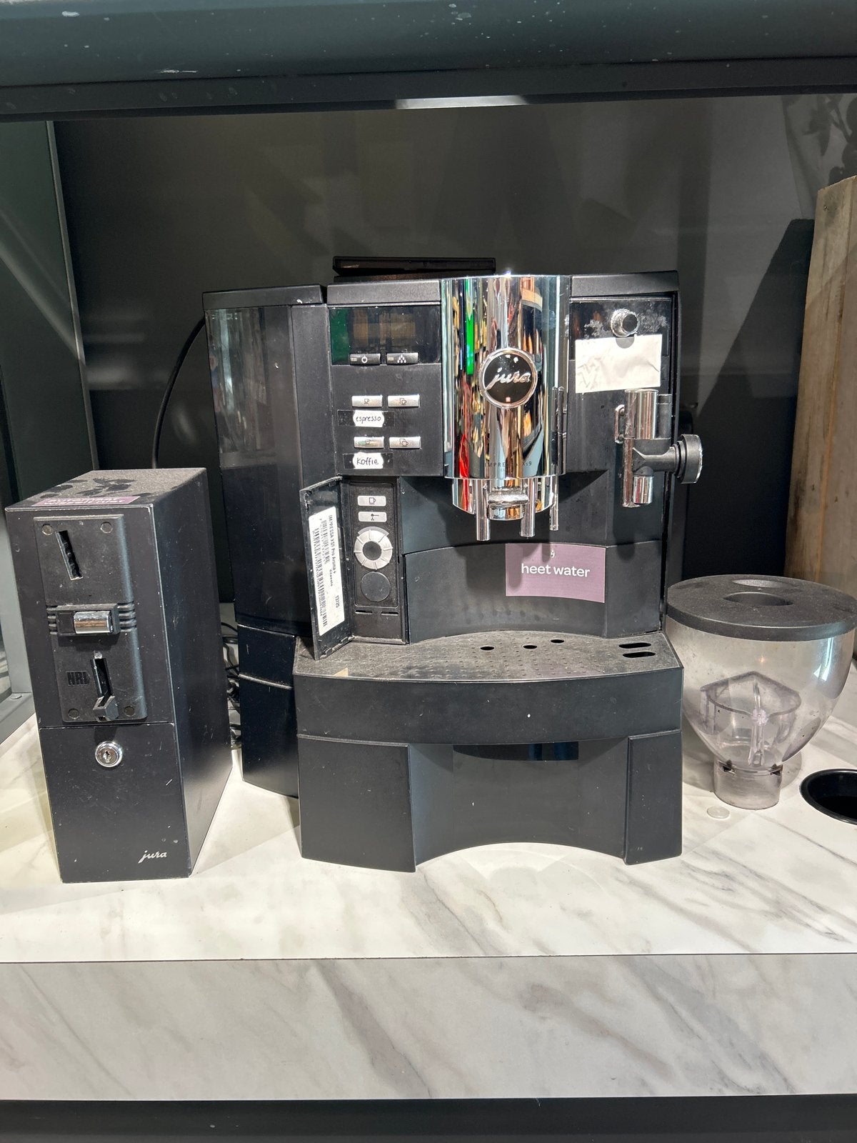 Jura Impressa XS9 Pro Aroma+ Classic Koffiemachine, Witgoed en Apparatuur, Koffiezetapparaten, Ophalen, Afneembaar waterreservoir