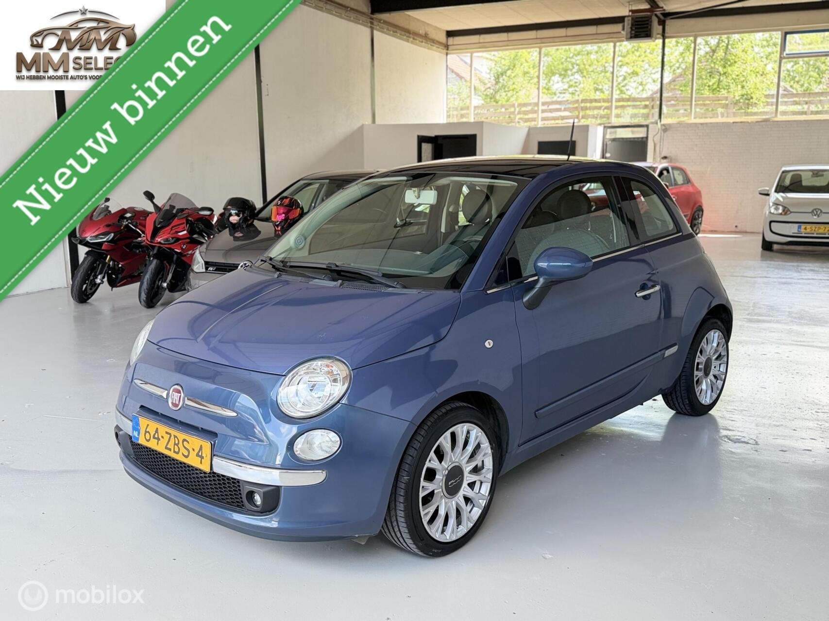 Fiat 500 0.9 TwinAir Lounge NAP Airco 55383km, Auto's, Voorwielaandrijving, Euro 5, 86 pk, Gebruikt