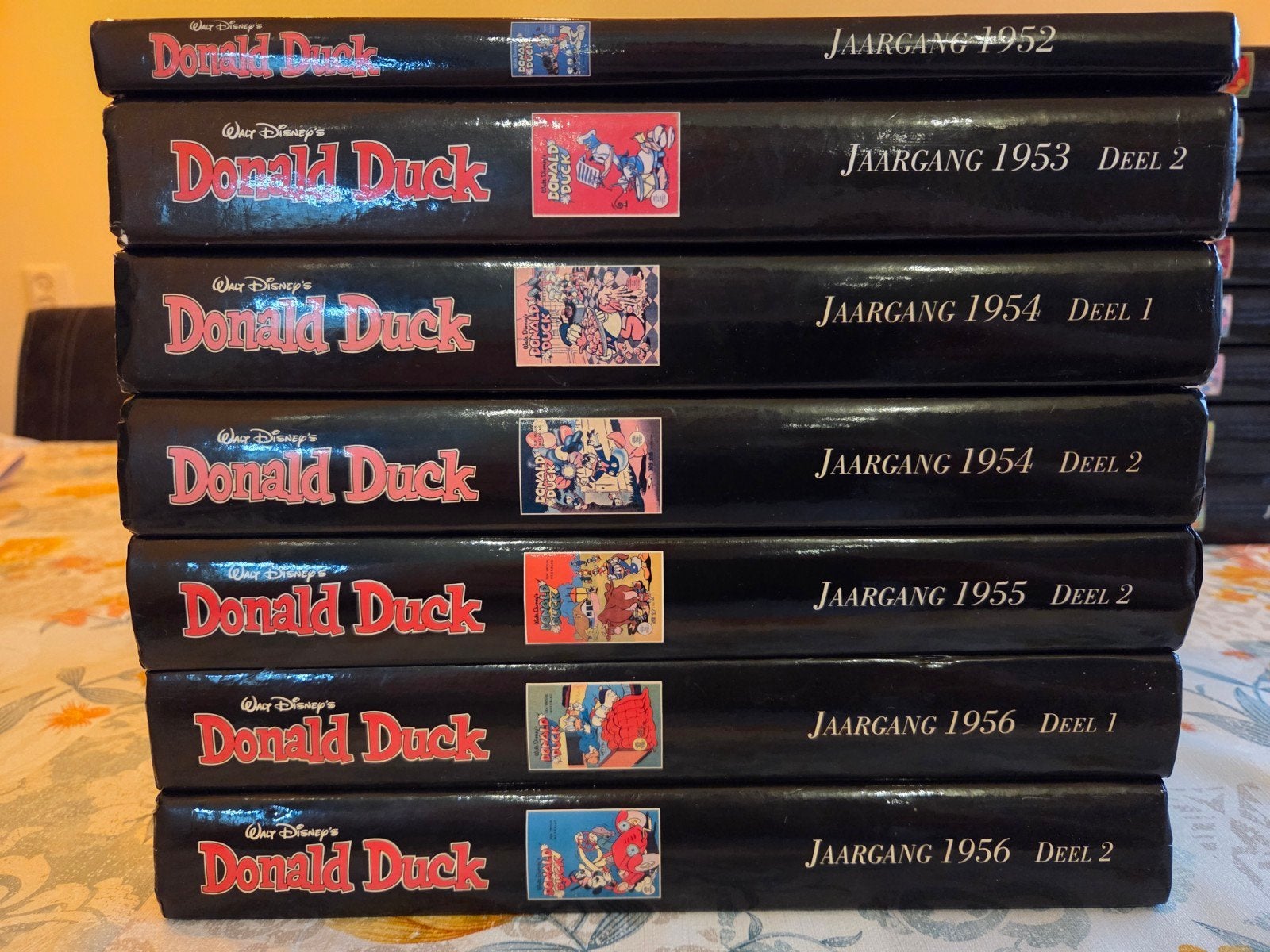 Donald Duck facsimile serie 7x van 1952-1956, Ophalen of Verzenden