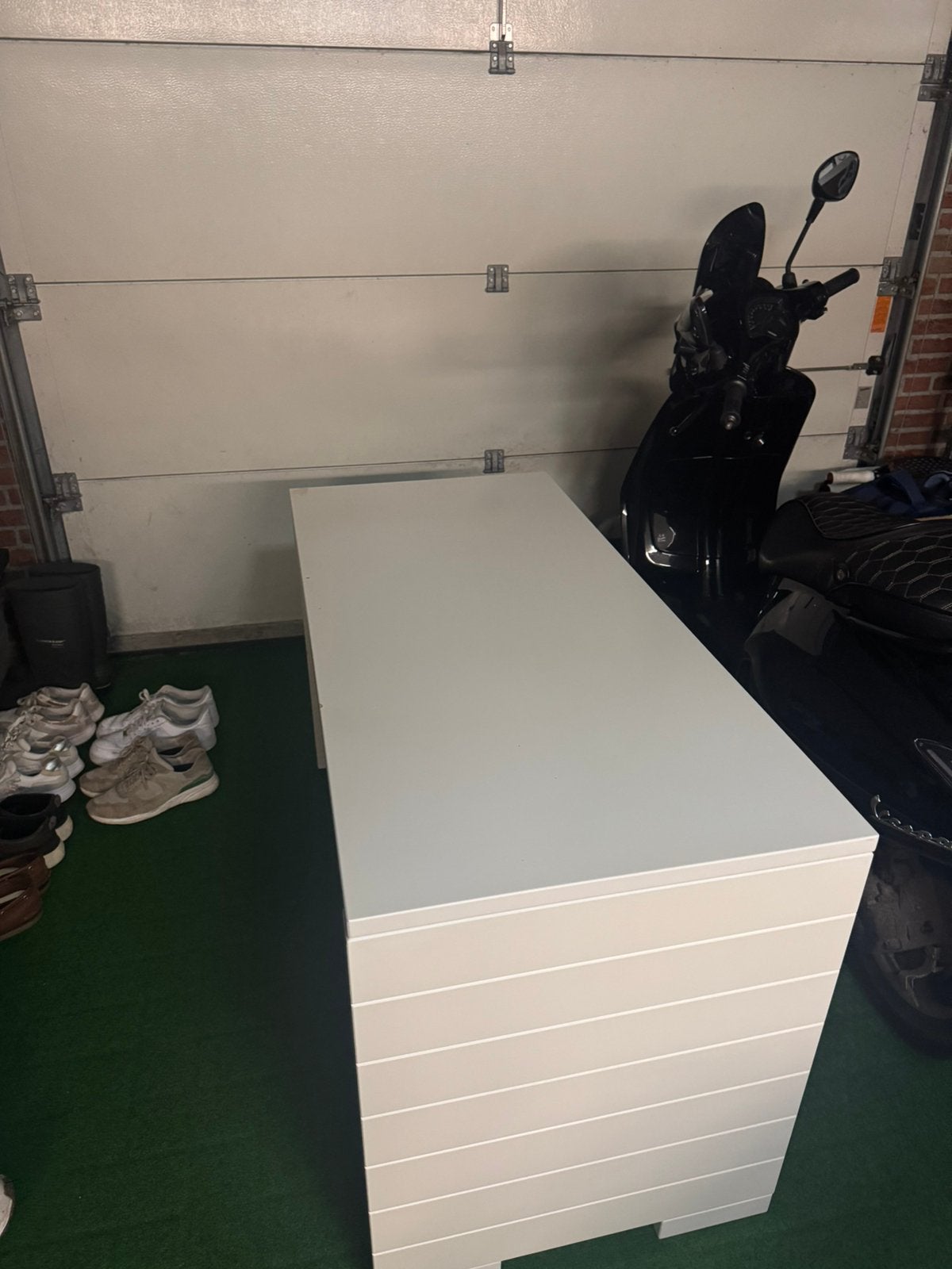 Luxe bureau wit, Ophalen, Gebruikt