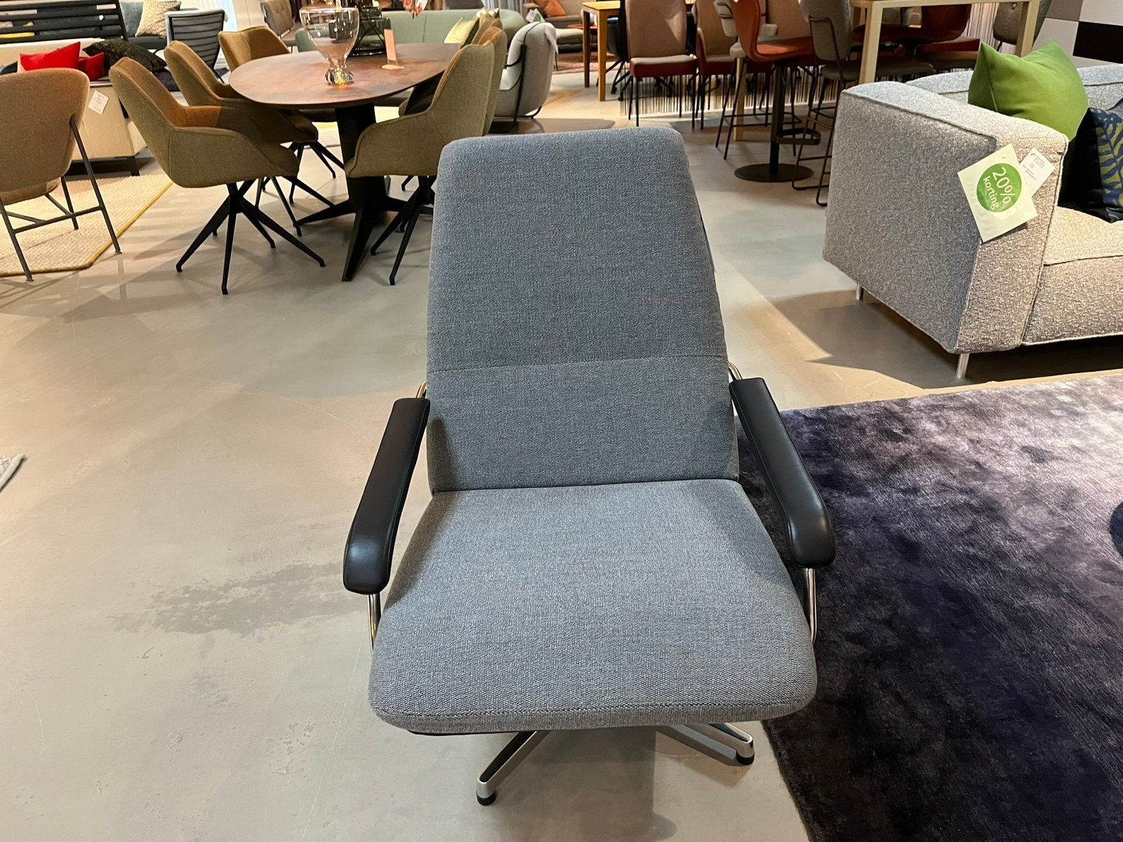 Fauteuil 400 Gelderland, Ophalen, Nieuw, 75 tot 100 cm, Stof