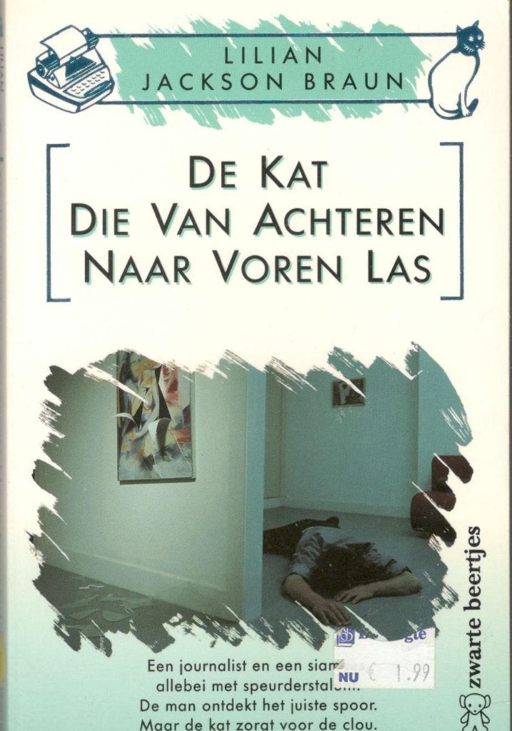 Lilian Jackson Braun -De kat die van achteren naar voren las, Boeken, Detectives, Ophalen of Verzenden, Gelezen