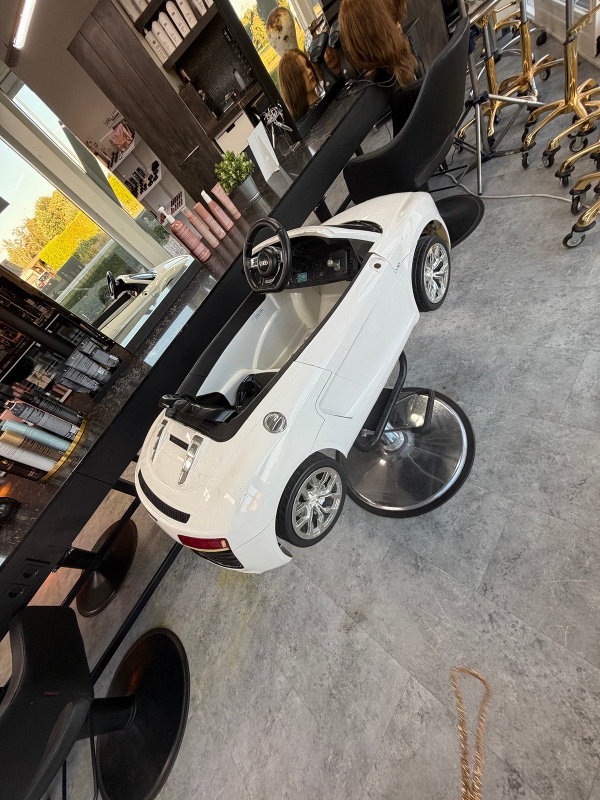 Kinder knip stoel audi r8