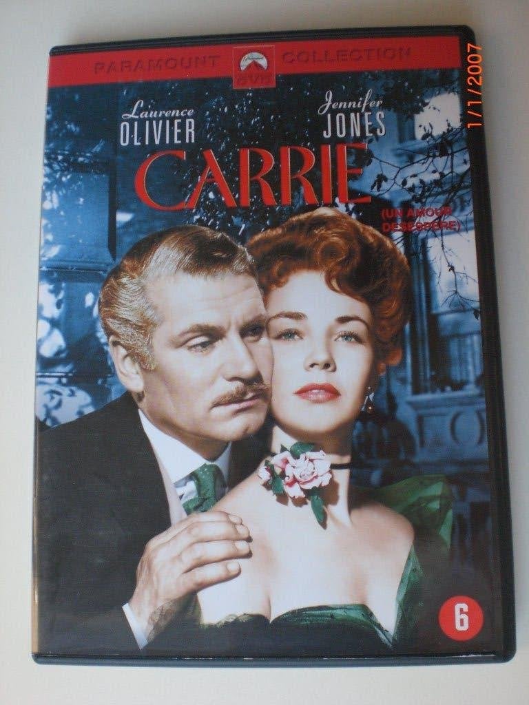 dvd Carrie Laurence Olivier Jennifer Jones Miriam Hopkins, Engels, Nederlands, Drama, Ophalen of Verzenden