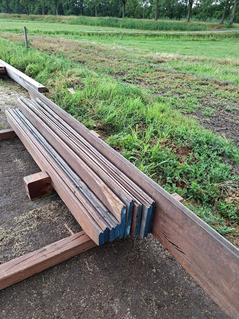 Azobe vlonderplanken, Ophalen, Zo goed als nieuw, Hout
