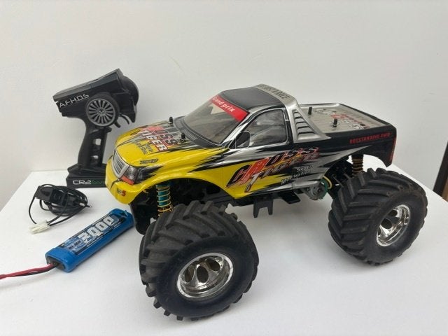 Complete set: Tamiya TL-01B met Crosstiger kap, snel, sterk, Elektro, Auto offroad, Ophalen of Verzenden, Zo goed als nieuw