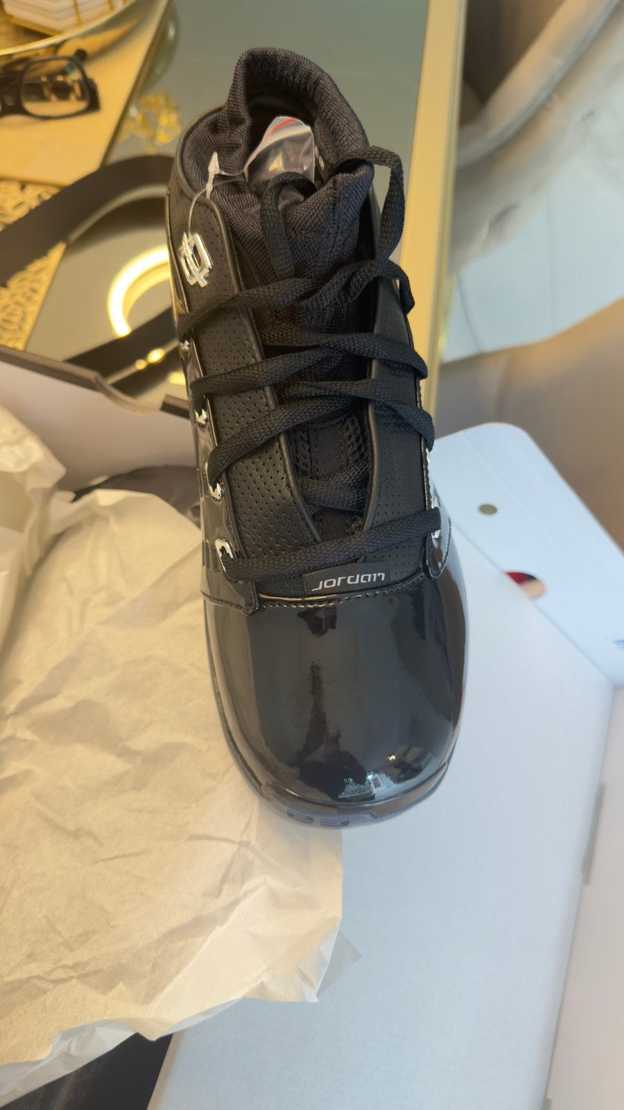 Jordan 17 Black Patent, Ophalen of Verzenden, Nieuw, Zwart