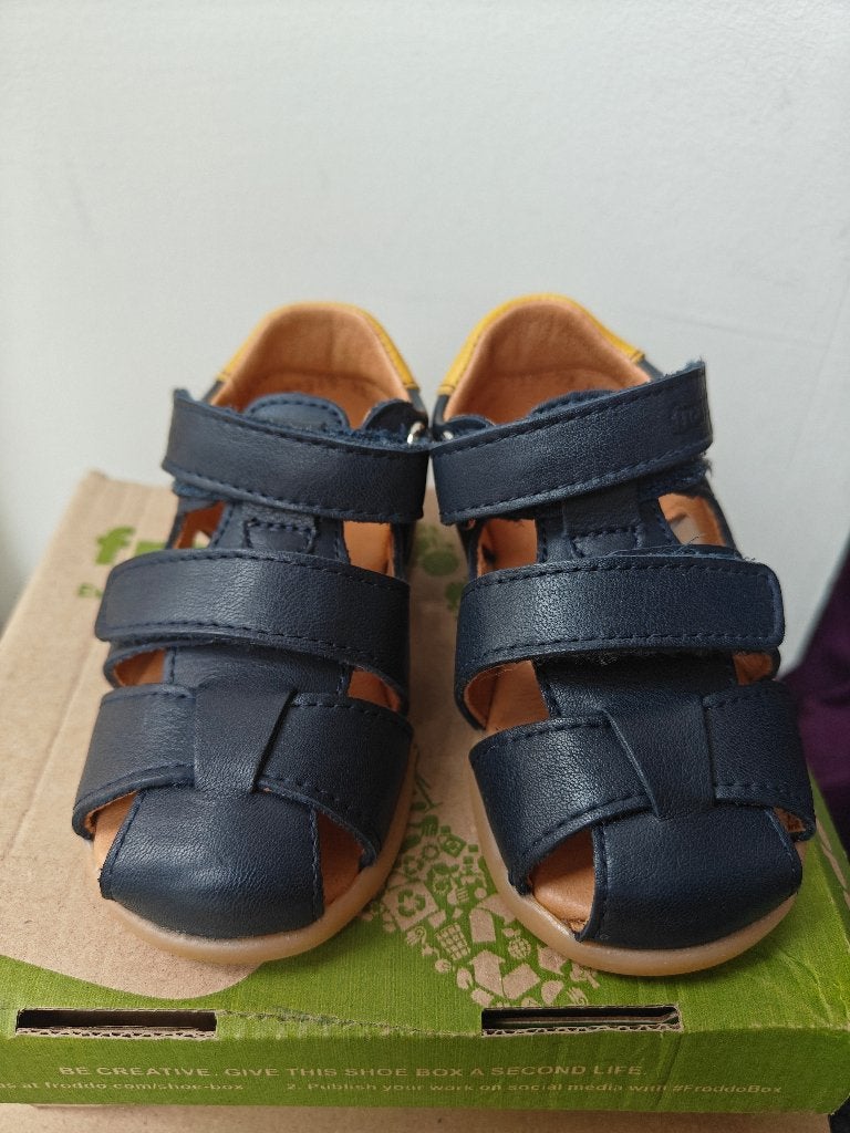 Froddo Dallas kindersandalen donkerblauw – maat 22 – nieuw, Froddo, Verzenden, Jongen of Meisje, Schoenen