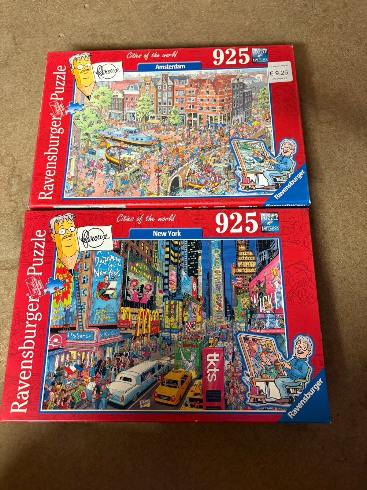 Ravensburger, Cities of the World 6x, Ophalen of Verzenden, 500 t/m 1500 stukjes, Zo goed als nieuw