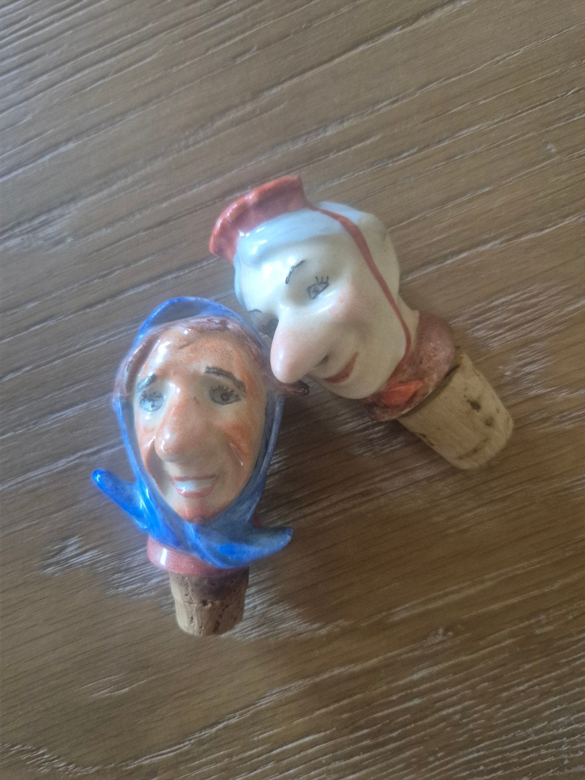 twee vintage Duitse flessenstoppen, Ophalen of Verzenden