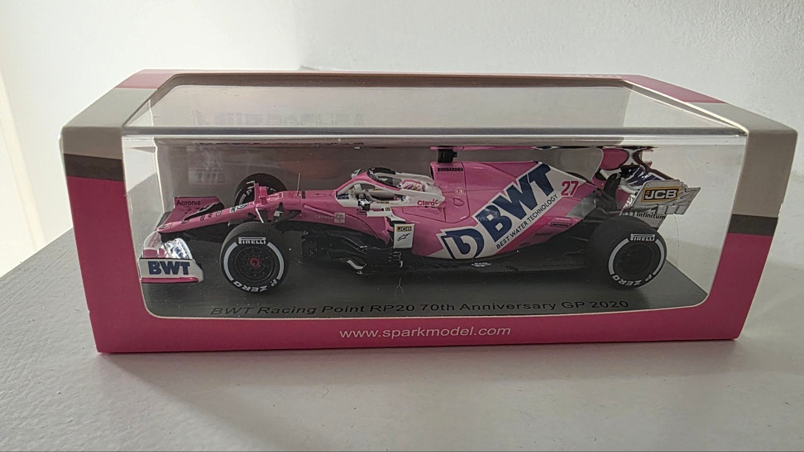 Nico Hulkenberg Spark 1:43 70th Anniversary GP, Hobby en Vrije tijd, Ophalen of Verzenden, Nieuw, Auto, Overige merken