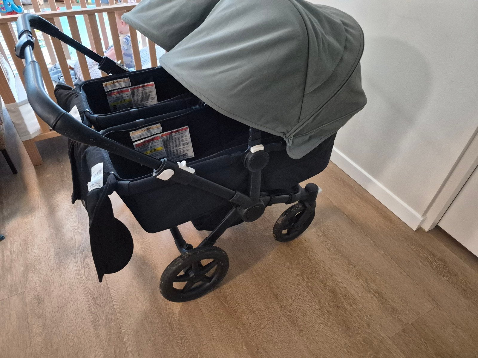 Bugaboo Donkey 5 Duo - Complete set voor tweeling/duo, Ophalen, Zo goed als nieuw, Bugaboo