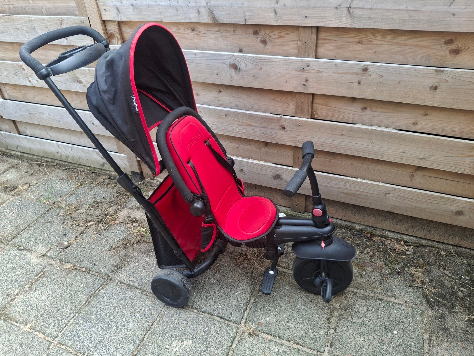Smart Trike driewieler met duwstang en zonnekap, Ophalen, Gebruikt, Trapvoertuig