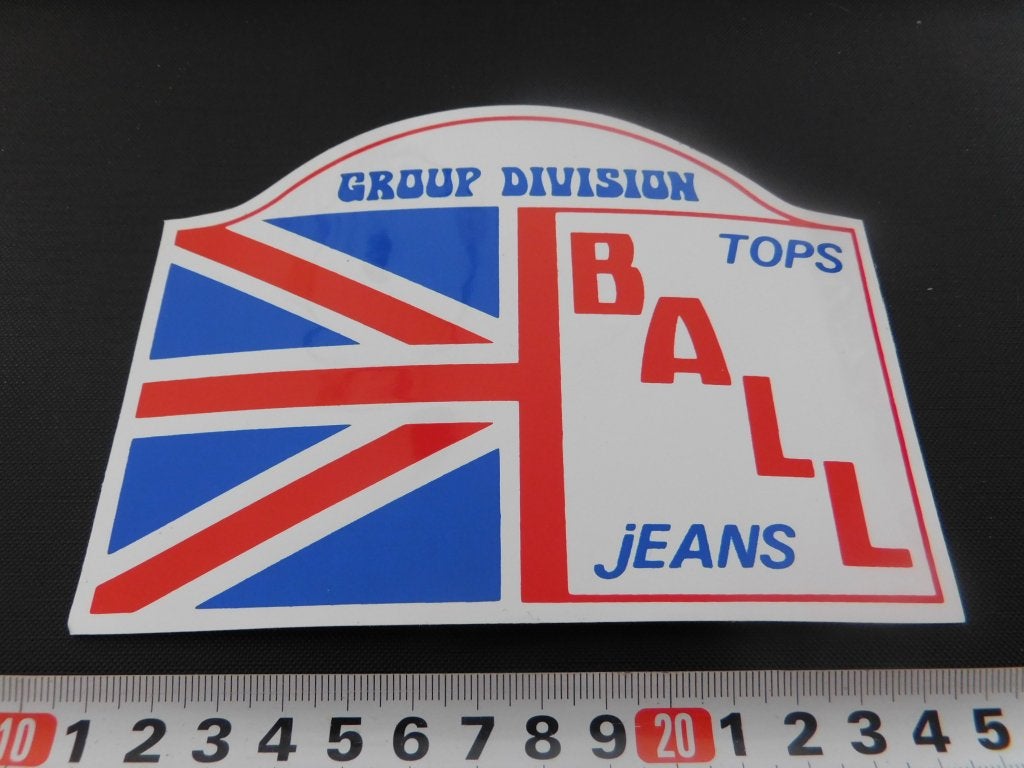 sticker Group division BALL Tops Jeans, Ophalen, Zo goed als nieuw