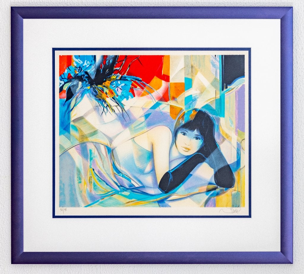 zeefdruk, Met glas, Lithografie, Ophalen, Personages en Fantasiefiguren